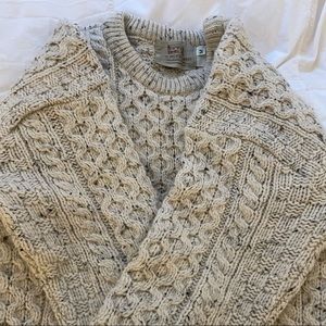 Cable Knit Cream Aran Irish Fisherman Sweater